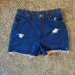 Women’s wrangler cut offs